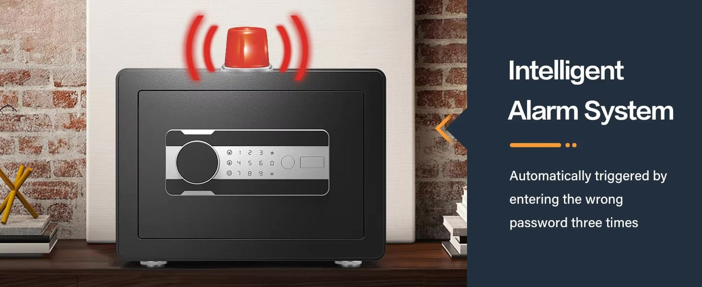 BlazeForge Secure Home Safe Box with Fireproof Bag