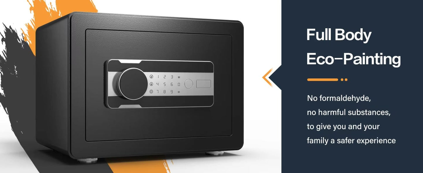 BlazeForge Secure Home Safe Box with Fireproof Bag